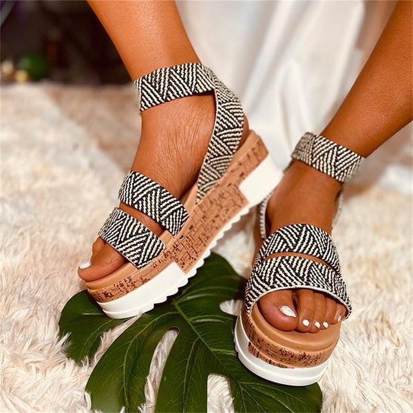 new platform sandals women 2021 summer fashion thick bottom buckle strap ladies comfortable beach shoes 35-43 casual sandals, Black
new platform sandals women 2021 summer fashion thick bottom buckle strap ladies comfortable beach shoes 35-43 casual sandals, Black