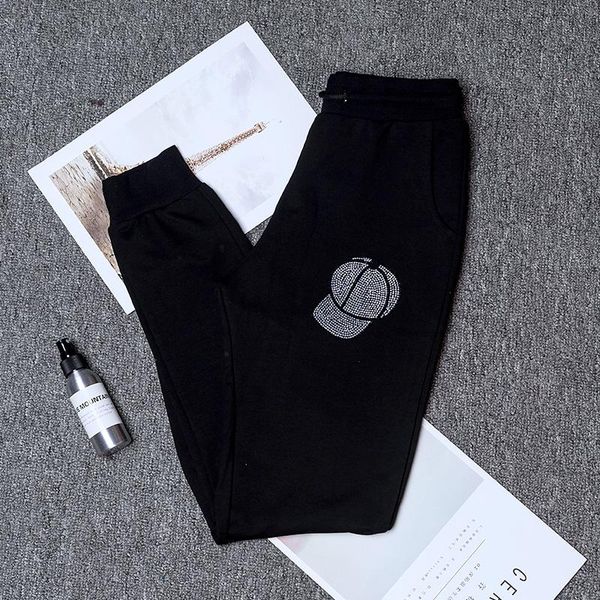 women's pants & capris spring and autumn women long trousers fashion korean style motion ball cap decorate diamonds casual ladies', Black;white
women's pants & capris spring and autumn women long trousers fashion korean style motion ball cap decorate diamonds casual ladies', Black;white