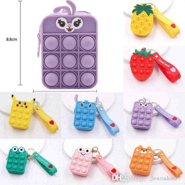 coin purse fidget toys mini bubbles bag sensory rubber silicone purse key ring bubble puzzle cases wallet keychain christmas gifts, White
coin purse fidget toys mini bubbles bag sensory rubber silicone purse key ring bubble puzzle cases wallet keychain christmas gifts, White