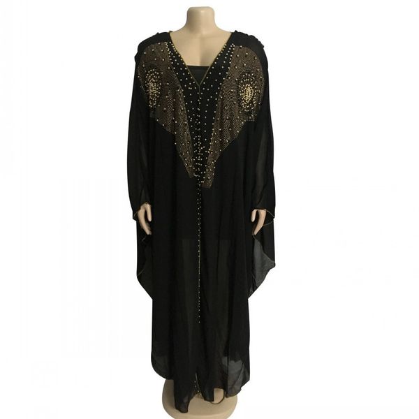 dresses african for women beading muslim long dashiki diamond africa clothes bazin broder riche robe evening black dress, Black;gray
dresses african for women beading muslim long dashiki diamond africa clothes bazin broder riche robe evening black dress, Black;gray