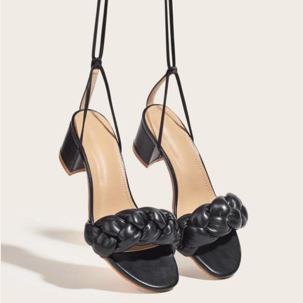 summer women sandals thick heels simple fashion roman women's shoes dress, Black
summer women sandals thick heels simple fashion roman women's shoes dress, Black