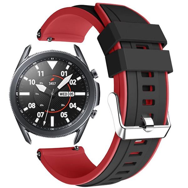 watch bands double color strap for samsung galaxy watch3 45mm/watch 3 45mm lte smart bracelet 22mm silicone wrist gear s3 correa, Black;brown
watch bands double color strap for samsung galaxy watch3 45mm/watch 3 45mm lte smart bracelet 22mm silicone wrist gear s3 correa, Black;brown