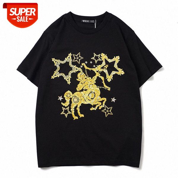 t shirt sagittarius zodiac new pure cotton loose tide brand couple wear student youth short sleeve t-shirt all-match men and women #rx11, White;black
t shirt sagittarius zodiac new pure cotton loose tide brand couple wear student youth short sleeve t-shirt all-match men and women #rx11, White;black