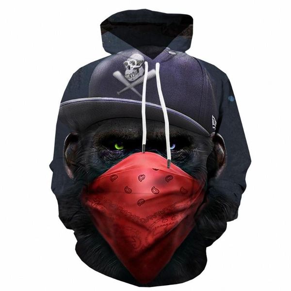 men's hoodies & sweatshirts 3d orangutan men animal hoodie print hip hop hooded casual skull printed funny fashion man, Black
men's hoodies & sweatshirts 3d orangutan men animal hoodie print hip hop hooded casual skull printed funny fashion man, Black
