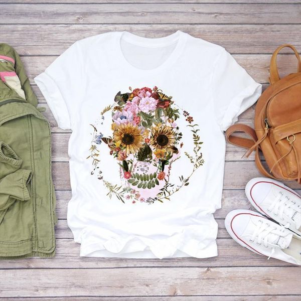 men skull floral sunflower mens butterfly cartoon print lady ladies graphic female tee, White;black
men skull floral sunflower mens butterfly cartoon print lady ladies graphic female tee, White;black