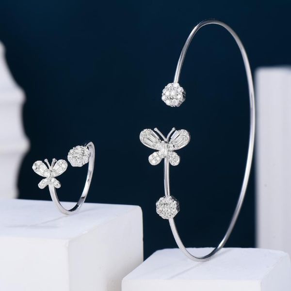 earrings & necklace godki trendy bee bangle ring set jewelry for women wedding party cubic zircon aretes de mujer modernos, Silver
earrings & necklace godki trendy bee bangle ring set jewelry for women wedding party cubic zircon aretes de mujer modernos, Silver