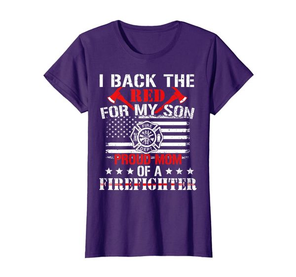 Womens Proud Mom Of A Firefighter I Back The Red For My Son T Shirt, Mainly pictures
Womens Proud Mom Of A Firefighter I Back The Red For My Son T Shirt, Mainly pictures