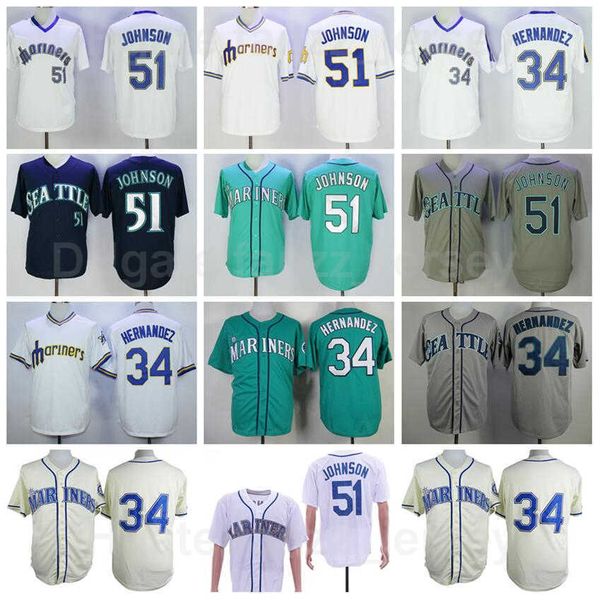 1984 retro 51 randy johnson baseball vintage jersey men 34 felix hernandez retire navy blue green white grey pullover team color cooperstown, Blue;black
1984 retro 51 randy johnson baseball vintage jersey men 34 felix hernandez retire navy blue green white grey pullover team color cooperstown, Blue;black