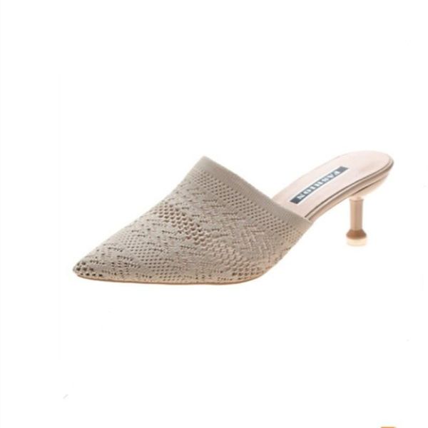 dress shoes net red lazy baotou slippers women summer fashion wear fine heels and half drag pointed high heel sandals wholesale, Black
dress shoes net red lazy baotou slippers women summer fashion wear fine heels and half drag pointed high heel sandals wholesale, Black