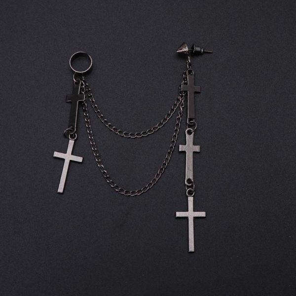 dangle & chandelier gothic punk cross long tassel double chains ear cuff earrings fashion jewelry e56a, Silver
dangle & chandelier gothic punk cross long tassel double chains ear cuff earrings fashion jewelry e56a, Silver