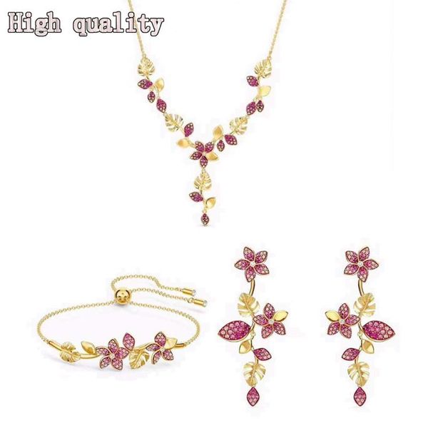 chains swa fashion jewelry exquisite crystal plant flower leaf necklace retro design temperament women set, Silver
chains swa fashion jewelry exquisite crystal plant flower leaf necklace retro design temperament women set, Silver