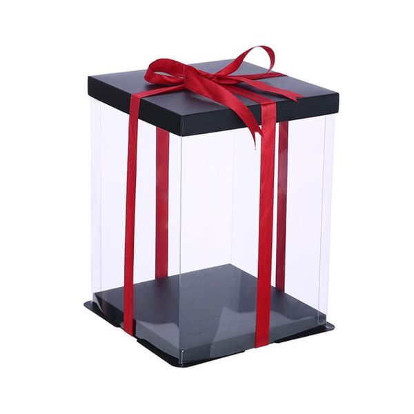 gift wrap boxes 20cm/25cm/35cm transparent box plastic organizer with black lid and base, for rose bear flower birthday cake
gift wrap boxes 20cm/25cm/35cm transparent box plastic organizer with black lid and base, for rose bear flower birthday cake