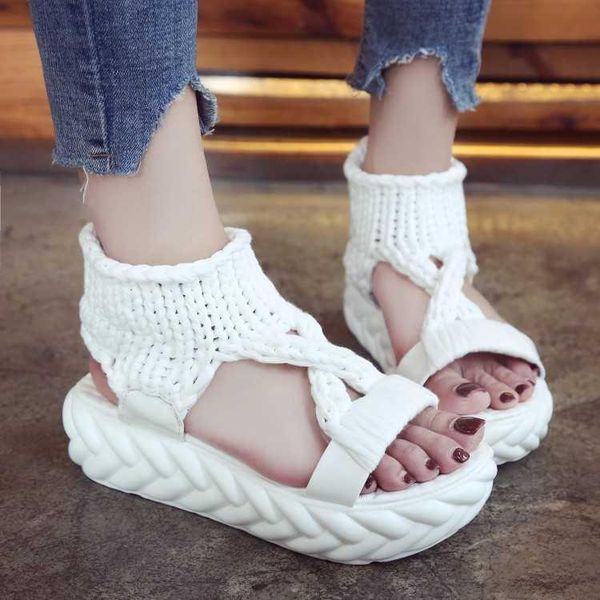 sandals designer women platform summer gladiator shoes thick heels ladies white sandalias casual zapatos mujer, Black
sandals designer women platform summer gladiator shoes thick heels ladies white sandalias casual zapatos mujer, Black