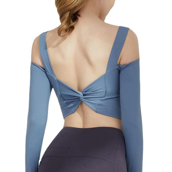 yoga outfit autumn and winter women sports cross back t shirts quick dry running chest pad training gym fitness workout sportswear
yoga outfit autumn and winter women sports cross back t shirts quick dry running chest pad training gym fitness workout sportswear