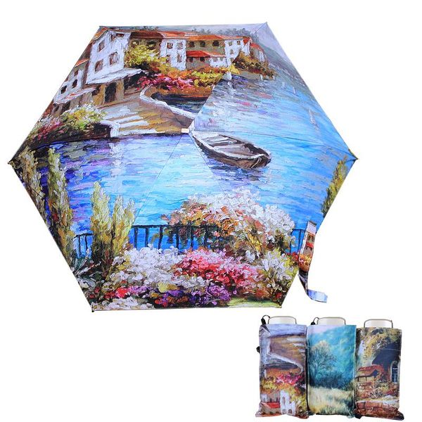 umbrellas creative pocket five folding oil painting umbrella portable mini rain women for men sun gear paraguas
umbrellas creative pocket five folding oil painting umbrella portable mini rain women for men sun gear paraguas
