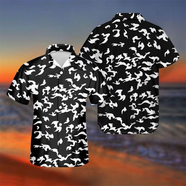 men's casual shirts black cuban camp collar guayabera shirt camouflage pattern button-down for men short sleeve beach blouse top, White;black
men's casual shirts black cuban camp collar guayabera shirt camouflage pattern button-down for men short sleeve beach blouse top, White;black