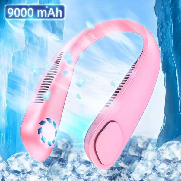 electric fans neck fan 9000mah mini portable bladeless wearable neckband small leafless hanging household cooling cooler
electric fans neck fan 9000mah mini portable bladeless wearable neckband small leafless hanging household cooling cooler