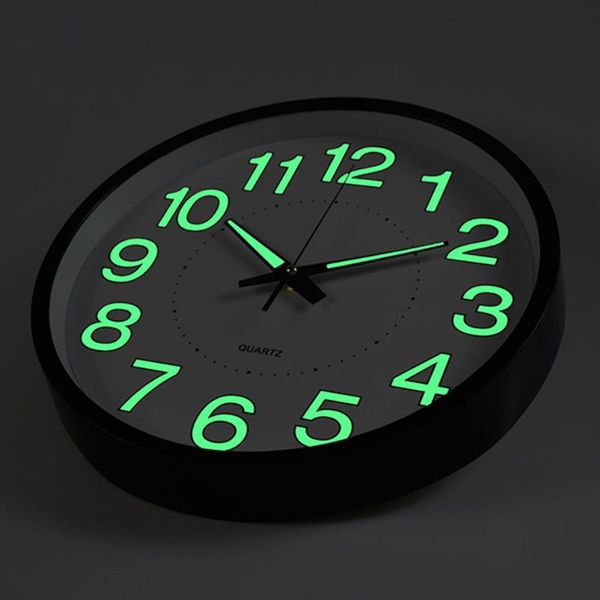 wall clocks 1pc 12inches/30cm simple clock decorative movement luminous for home living room (black)
wall clocks 1pc 12inches/30cm simple clock decorative movement luminous for home living room (black)