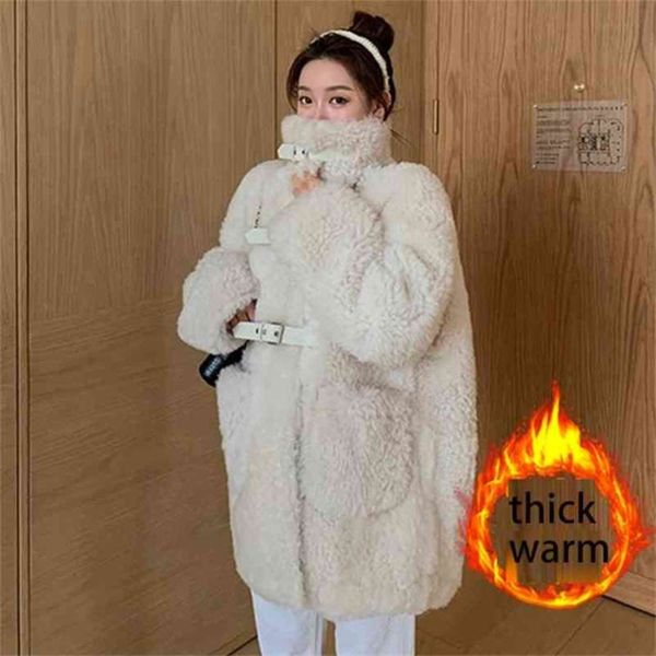 bella women casual thick warm outwear long faux lamb fur jacket loose winter coat women black fur coat 210925
bella women casual thick warm outwear long faux lamb fur jacket loose winter coat women black fur coat 210925