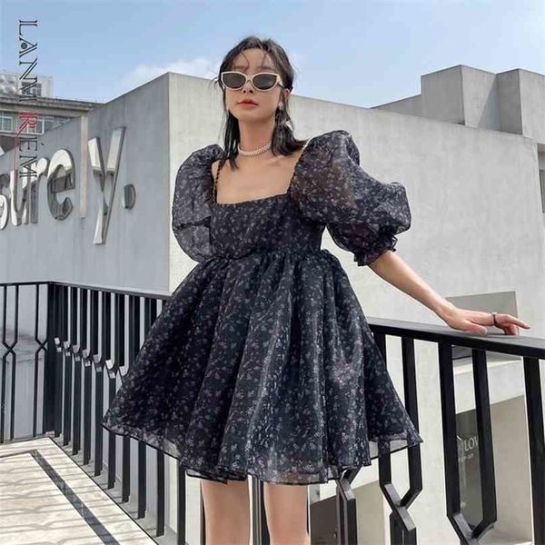 women summer printing short dress square collar bubble sleeve holiday dresses cute fashion 2h287 210526, Black;gray
women summer printing short dress square collar bubble sleeve holiday dresses cute fashion 2h287 210526, Black;gray