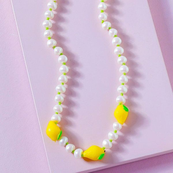 chains irregular pearl green acrylic bead mushroom lemon fruit necklace for women girls party summer travel jewelry huanzhi 2021, Silver
chains irregular pearl green acrylic bead mushroom lemon fruit necklace for women girls party summer travel jewelry huanzhi 2021, Silver