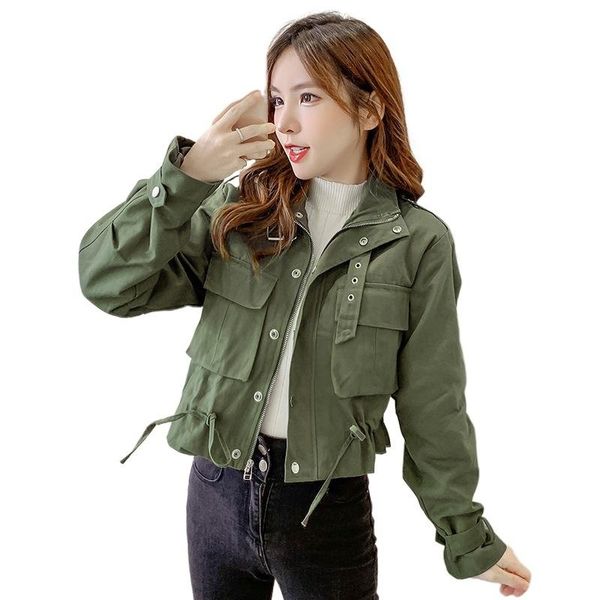 women's jackets jacket workwear short spring and autumn small coat versatile top, Black;brown
women's jackets jacket workwear short spring and autumn small coat versatile top, Black;brown