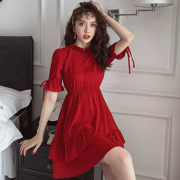 elegant women's fashions quality formal red dress arrival summer beach fresh vacation simple mini, Black;gray
elegant women's fashions quality formal red dress arrival summer beach fresh vacation simple mini, Black;gray