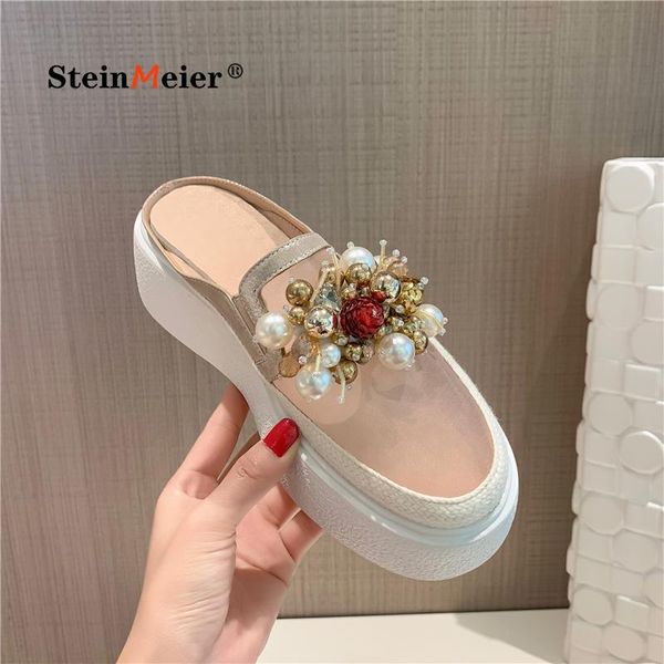 slippers women genuine leather rhinestone mesh platform round toe lazy net thick bottom sandals slip on leisure shoes 2021, Black
slippers women genuine leather rhinestone mesh platform round toe lazy net thick bottom sandals slip on leisure shoes 2021, Black