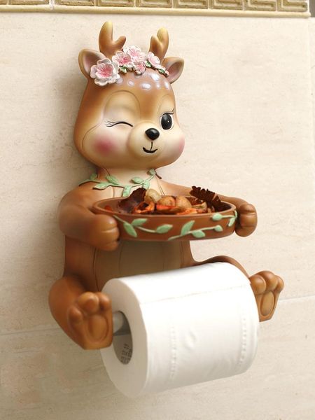 tissue boxes & napkins creative resin paper roll holder storage rack sika deer box bathroom toilet home decoration
tissue boxes & napkins creative resin paper roll holder storage rack sika deer box bathroom toilet home decoration