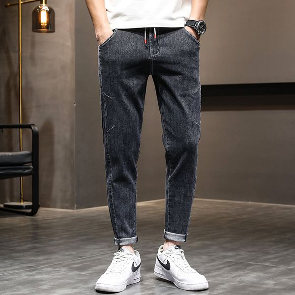 spring 2021 big size men's korean fashion loose 9-point small foot youth jeans pants, Blue
spring 2021 big size men's korean fashion loose 9-point small foot youth jeans pants, Blue