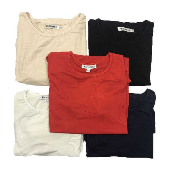 perhaps u pure color simple basic short sleeve o neck large elasticity t shirt women female b0443 210529, White
perhaps u pure color simple basic short sleeve o neck large elasticity t shirt women female b0443 210529, White