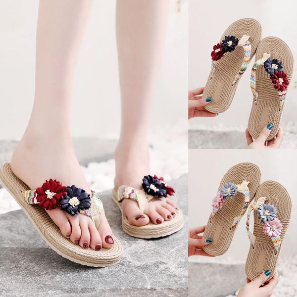 summer simple women beach sandals weave breathable home slipper flowers flip-flops flat shoes zapatilla mujer slippers, Black
summer simple women beach sandals weave breathable home slipper flowers flip-flops flat shoes zapatilla mujer slippers, Black