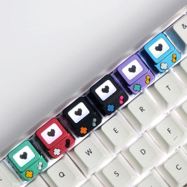 colorful retro game console design 3d backlit metal keycap for cherry mx switch mechanical keyboard aluminum alloy resin key cap keyboards
colorful retro game console design 3d backlit metal keycap for cherry mx switch mechanical keyboard aluminum alloy resin key cap keyboards