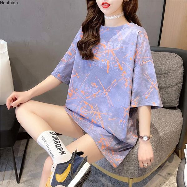 women's t-shirt houthion printing cotton plus size tshirt loose short sleeves fashion casual korean o-neck t shirt, White
women's t-shirt houthion printing cotton plus size tshirt loose short sleeves fashion casual korean o-neck t shirt, White