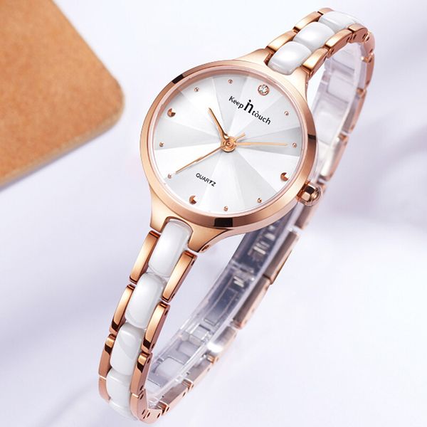 generation oem gift waterproof ceramic bracelet watch student female watch, Slivery;brown
generation oem gift waterproof ceramic bracelet watch student female watch, Slivery;brown