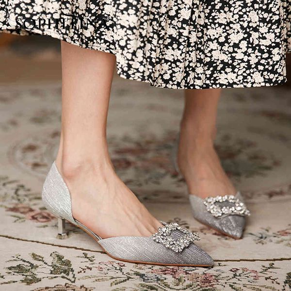 sophitina summer dress pumps shoes women thin heels pointed toe crystal elegant stylish beautiful sweet wedding pumps fo140 210513, Black
sophitina summer dress pumps shoes women thin heels pointed toe crystal elegant stylish beautiful sweet wedding pumps fo140 210513, Black