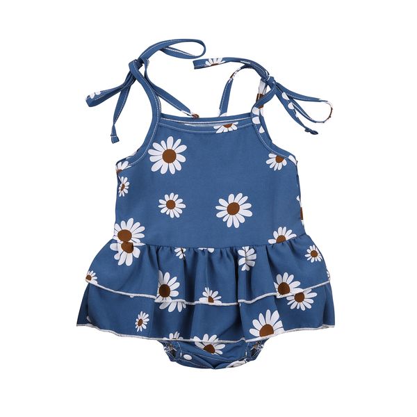 newborn baby girls daisy flower romper dress tie up sling sleeveless printed ruffle layered bodysuit skirt playsuit, Blue
newborn baby girls daisy flower romper dress tie up sling sleeveless printed ruffle layered bodysuit skirt playsuit, Blue