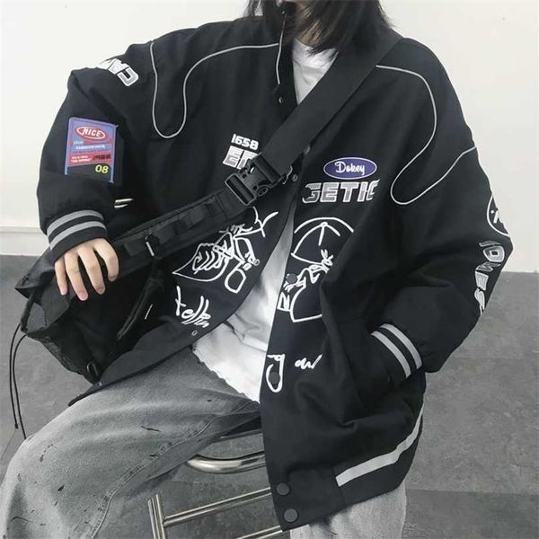 hiphop baseball jackets clothes gothic streetwear bomber varsity outerwear black basic jacket women clothing plus size goth 211025, Black;brown
hiphop baseball jackets clothes gothic streetwear bomber varsity outerwear black basic jacket women clothing plus size goth 211025, Black;brown