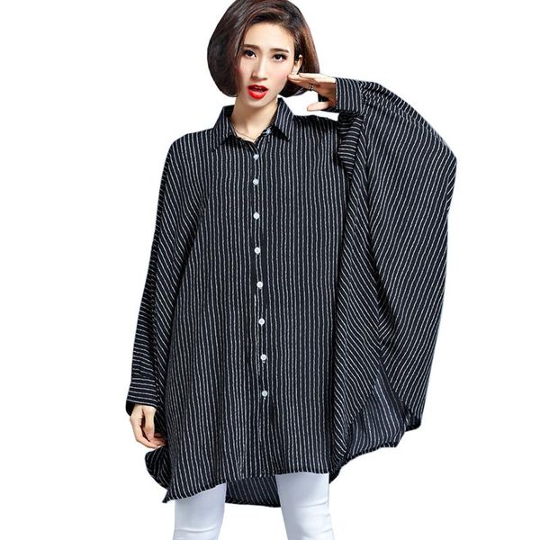 casual dresses plus size chiffon blouse women big spring striped print clothing batwing sleeve elegant loose fashion dress, Black;gray
casual dresses plus size chiffon blouse women big spring striped print clothing batwing sleeve elegant loose fashion dress, Black;gray