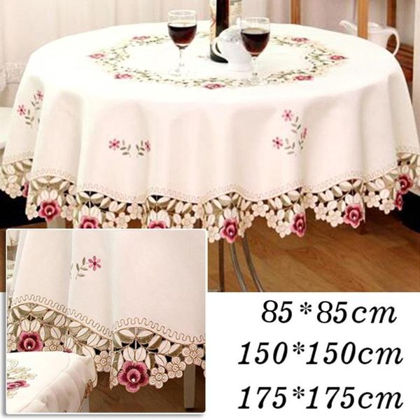 table cloth round tablecloth wedding embroidered floral lace edge dustproof covers for home party cloths
table cloth round tablecloth wedding embroidered floral lace edge dustproof covers for home party cloths