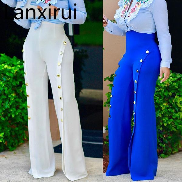 women's pants & capris stylish stretch high waist buttoned split wide leg female loose long trousers plus size casual pleated, Black;white
women's pants & capris stylish stretch high waist buttoned split wide leg female loose long trousers plus size casual pleated, Black;white