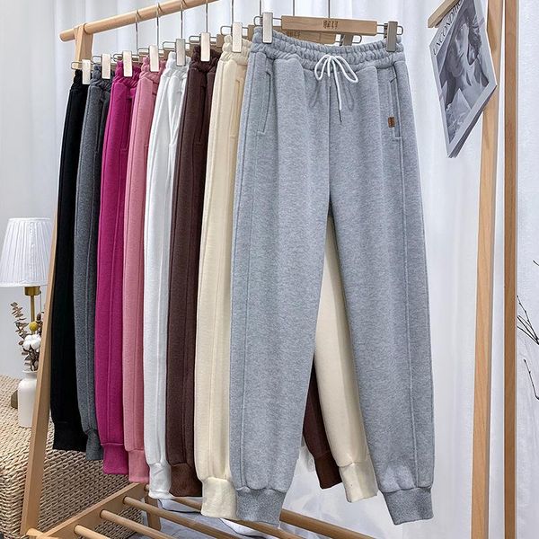 women's pants & capris sports oversize gray joggers sweatpants women loose pink white black jogging trousers for female 2021 fashion, Black;white
women's pants & capris sports oversize gray joggers sweatpants women loose pink white black jogging trousers for female 2021 fashion, Black;white