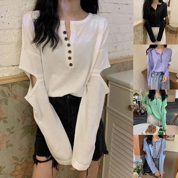 women's t-shirt korean style womens hollow out long sleeve t shirts tee shirt cute o-neck, White
women's t-shirt korean style womens hollow out long sleeve t shirts tee shirt cute o-neck, White