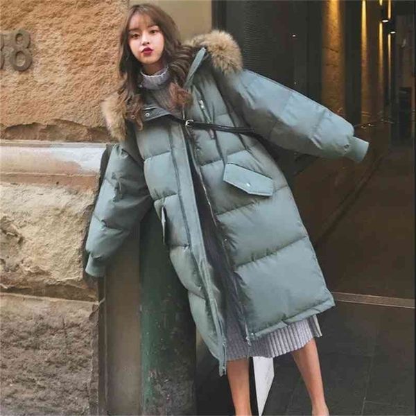 oversized coats thick winter jacket women hooded fur collar down cotton coat long female parkas mujer maxi 210922, Black
oversized coats thick winter jacket women hooded fur collar down cotton coat long female parkas mujer maxi 210922, Black