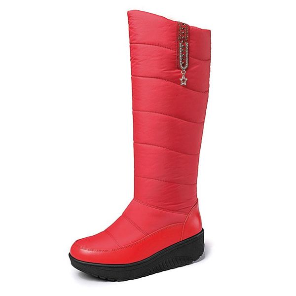 boots fanyuan 2021 winter waterproof warm down snow high tube women's cotton shake thick end student shoes, Black
boots fanyuan 2021 winter waterproof warm down snow high tube women's cotton shake thick end student shoes, Black