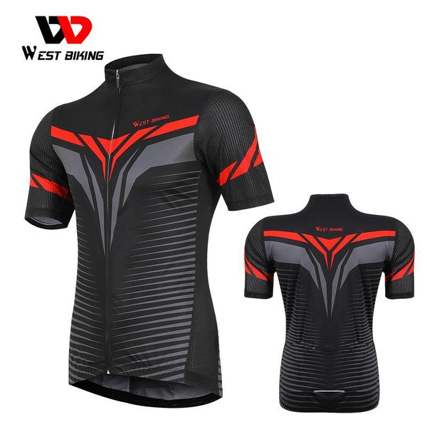racing jackets west biking mtb cycling jersey 2021 summer pro team sport shirts short sleeve bike riding wear breathable bicycle clothin, Black;red
racing jackets west biking mtb cycling jersey 2021 summer pro team sport shirts short sleeve bike riding wear breathable bicycle clothin, Black;red