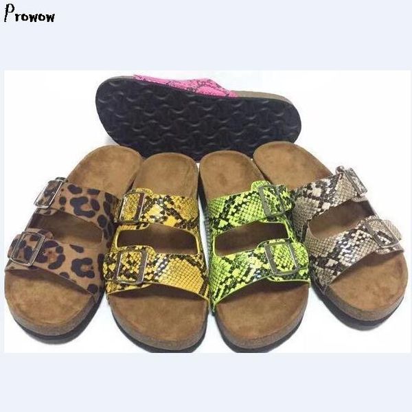 lady sandals women flip flop outdoor travel beach shoes snake pattern double buckle bright color slippers pu, Black
lady sandals women flip flop outdoor travel beach shoes snake pattern double buckle bright color slippers pu, Black