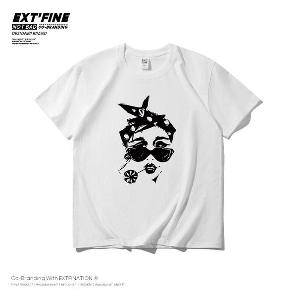 men's t-shirts extfine sunglasses girl fashion casual men tshirt kawaii hip hop male short sleeve t-shirt chic korean designer brand t, White;black
men's t-shirts extfine sunglasses girl fashion casual men tshirt kawaii hip hop male short sleeve t-shirt chic korean designer brand t, White;black