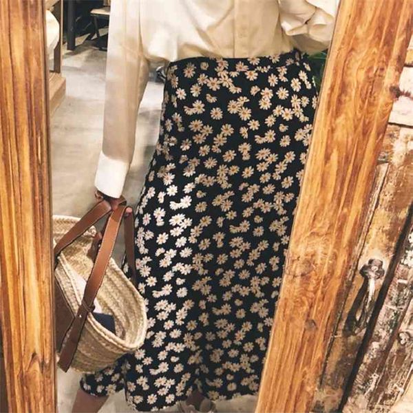 summer skirt female floral print long dress fashion slim casual retro high waist zipper skirt women midi skirts womens 210508, Black
summer skirt female floral print long dress fashion slim casual retro high waist zipper skirt women midi skirts womens 210508, Black