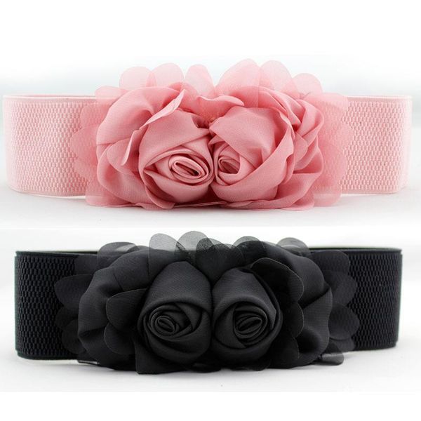 belts ladies classic double flower elastic belt women's fashion dress accessories girdle joker for women luxury designer, Black;brown
belts ladies classic double flower elastic belt women's fashion dress accessories girdle joker for women luxury designer, Black;brown